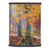 Beautiful colorful autumn forest sunbeams lamp shade (Right)