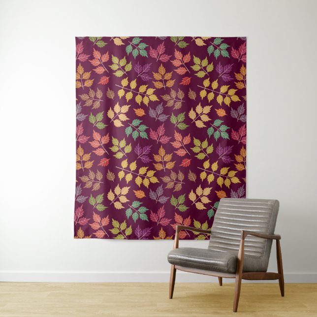 Beautiful Colorful Autumn Wall Tapestry (In Situ)