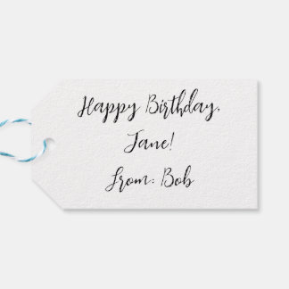 Beautiful Colorful Butterfly Print Gift Tags