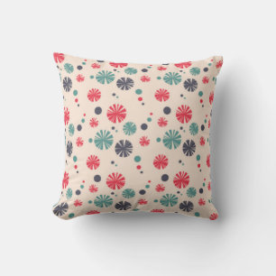Beautiful colorful circle outdoor pillow