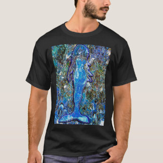 Beautiful Colorful Design Fantasy Mermaid Illusion T-Shirt