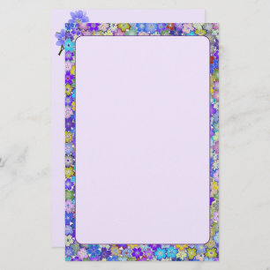 Beautiful Colorful Floral Stationary Stationery