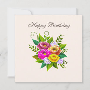 Beautiful Colorful Flower Bouquet