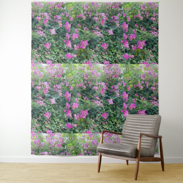  Beautiful Colorful Flower Tapestry (In Situ)