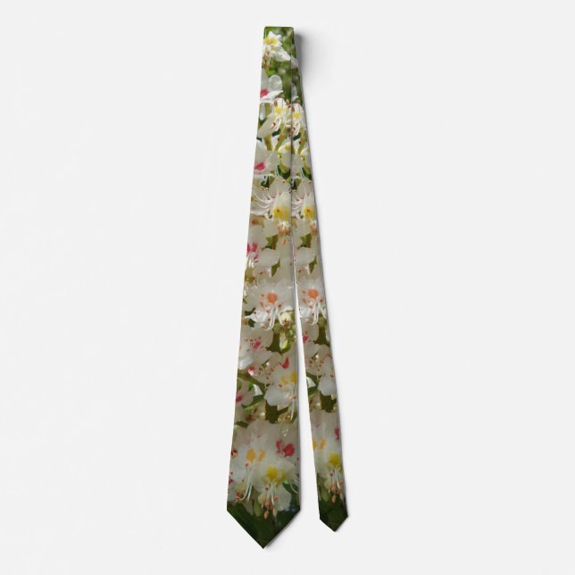 Beautiful & Colorful Flower Tie (Front)