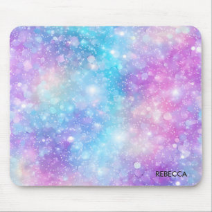 Beautiful Colorful Glittery Background Mouse Pad