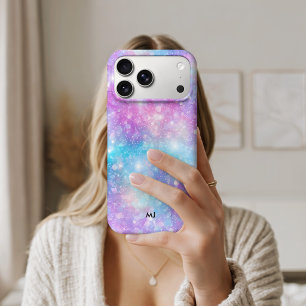 Beautiful Colorful Glittery Iridescent Background iPhone 17 Pro Case