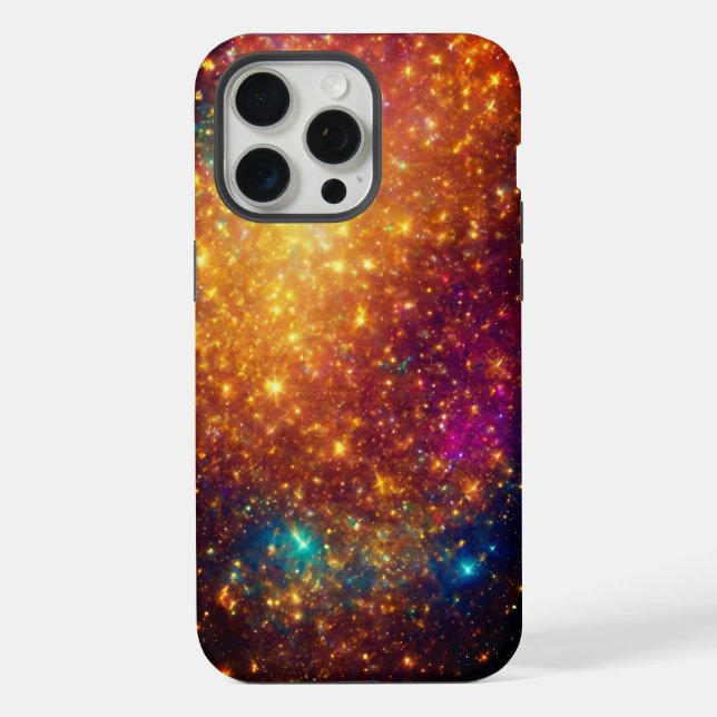 beautiful colorful light patterns iphone case (Back)