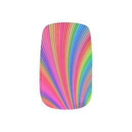 Beautiful Colorful Lights - Rainbow MIGNED Minx Nail Art