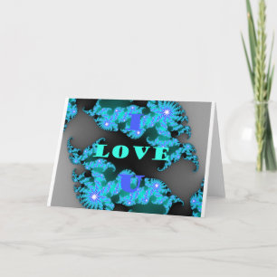 Beautiful colorful Love universe vector design art Announcement