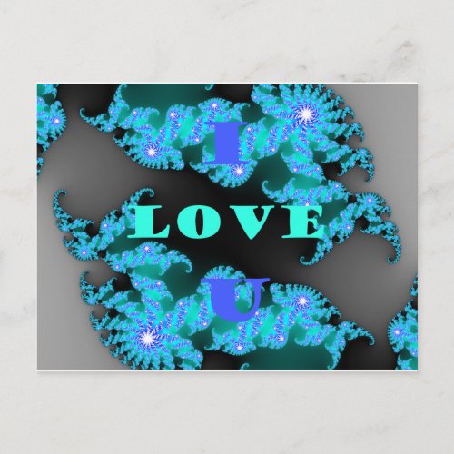 Beautiful colorful Love universe vector design art Announcement Postcard