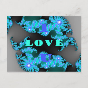 Beautiful colorful Love universe vector design art Announcement Postcard