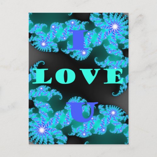 Beautiful colorful Love universe vector design art Announcement Postcard