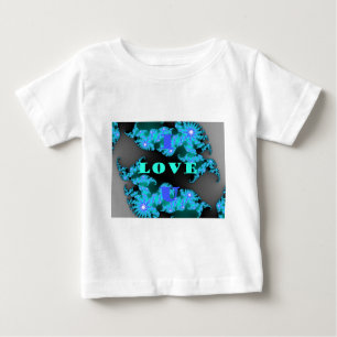 Beautiful colorful Love universe vector design art Baby T-Shirt