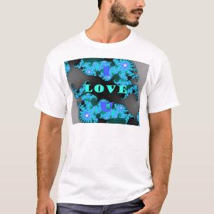 Beautiful colorful Love universe vector design art T-Shirt