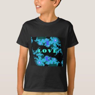 Beautiful colorful Love universe vector design art T-Shirt