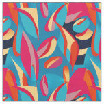 Beautiful Colorful Mid Century Abstract Fabric