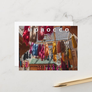 Beautiful Colorful Moroccan Handmade Craft Postcard