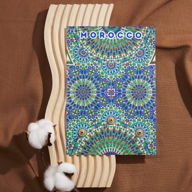 Beautiful Colorful Morocco Zellij Patterns Postcard (Creator Uploaded)