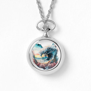 Beautiful Colorful Ocean Waves Watch