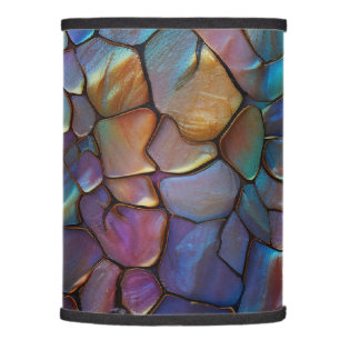 Beautiful Colorful Opal Gemstone Mix Pattern Lamp Shade