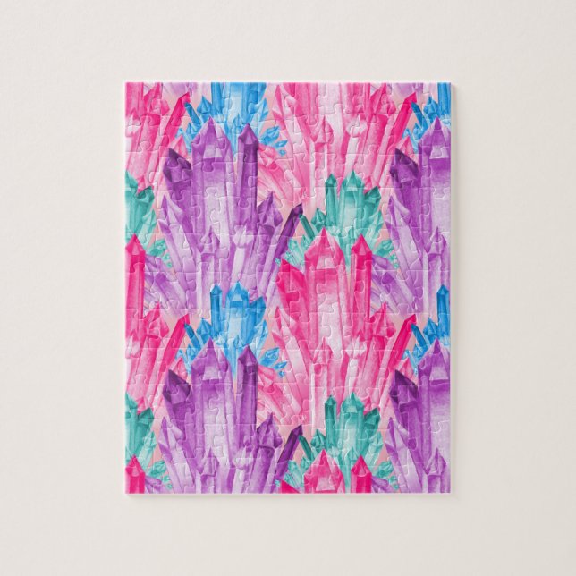 Beautiful Colorful Pastel Crystals For Teen Girl Jigsaw Puzzle (Vertical)