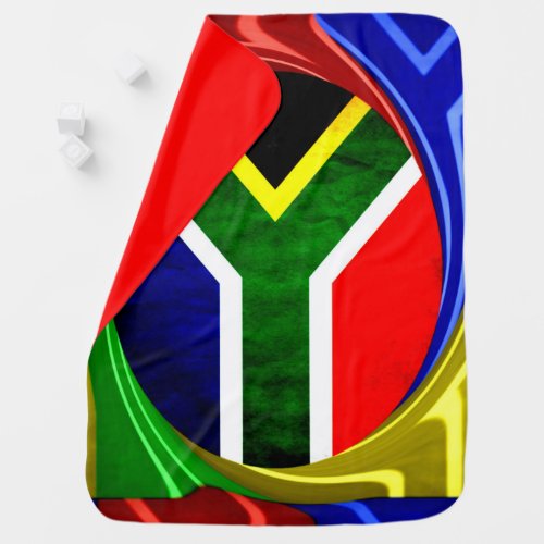 Beautiful Colorful South Africa  Baby Blanket