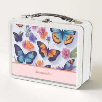 Beautiful Colorful Spring Butterflies for Students