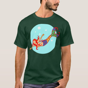 Beautiful colorful swimmimg MERMAID T-Shirt