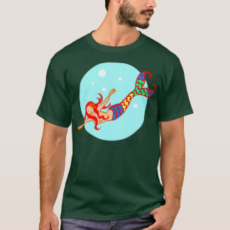 Beautiful colorful swimmimg MERMAID T-Shirt
