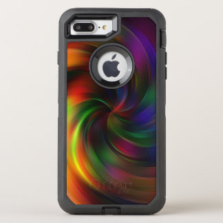 Beautiful colorful Swirl Pattern OtterBox Defender iPhone 8 Plus/7 Plus Case