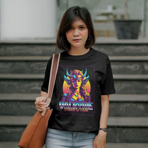 Beautiful Colorful Valkerie Godess  T_Shirt