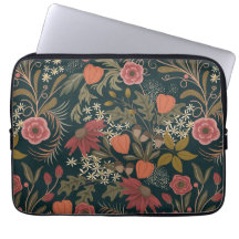 Beautiful colorful vintage floral pattern