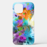Beautiful Colorful Watercolor Splatter Music Note Iphone 12 Pro Case at Zazzle