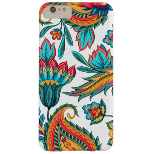 Beautiful Colorful Watercolors Ethnic Paisley Barely There iPhone 6 Plus Case