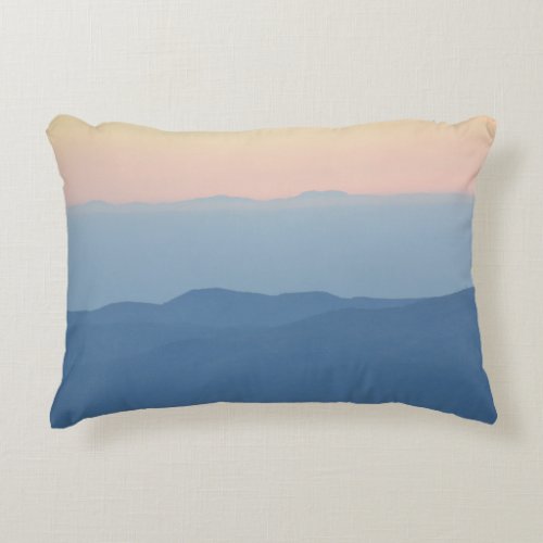 Beautiful Colors Mountain Montseny Landscape    Accent Pillow