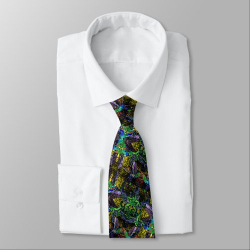 Beautiful Colors Neck Tie _ Abstract Pattern