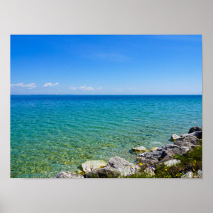 Beautiful Colors Of Lake Huron Poster