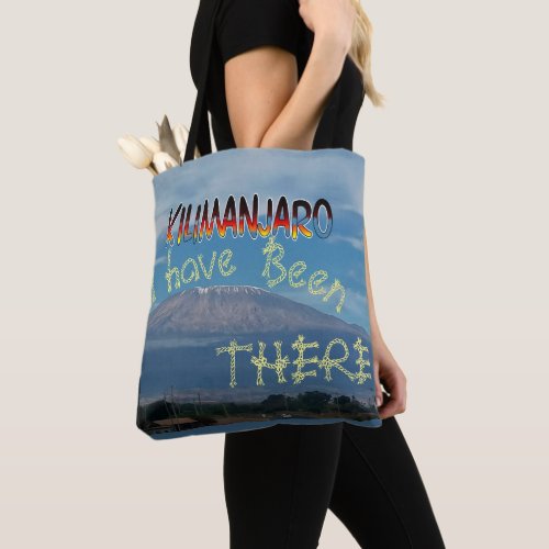 Beautiful colors of Mount Kilimanjaro Tote Bag