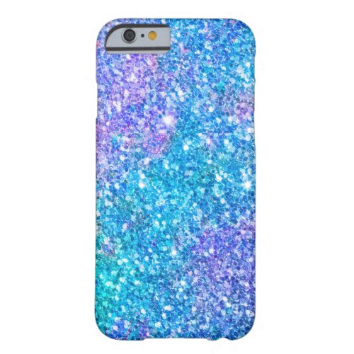 Beautiful Colors Trendy Glitter Print Barely There iPhone 6 Case