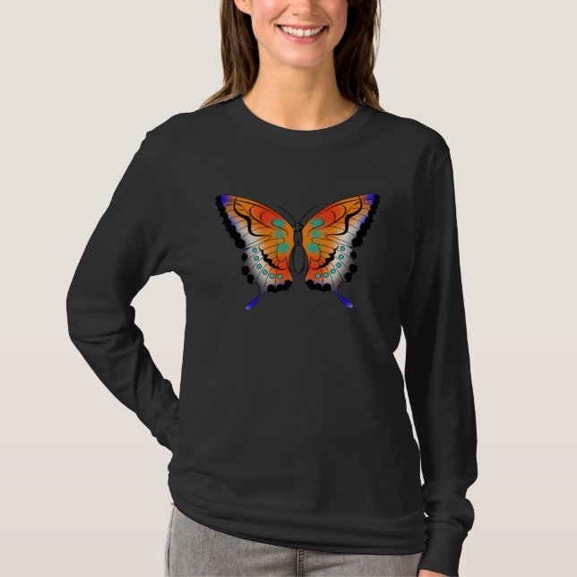 Beautiful colourful butterfly  butterfly T-Shirt (Front)