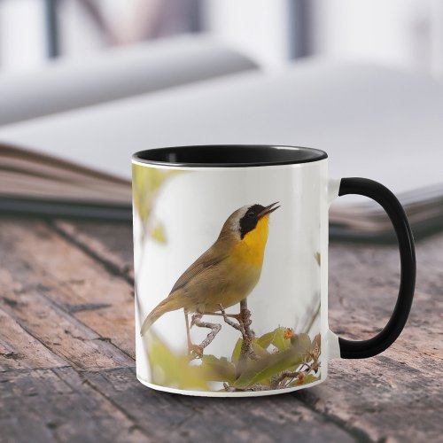Beautiful Common Yellowthroat Warbler Songbird Mug