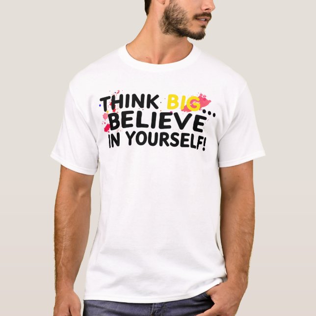Beautiful, Comoda T-Shirt With Motivating Message (Front)