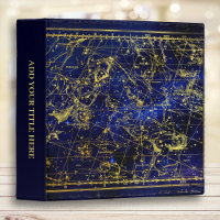 Beautiful Constellation Map of Outer Space