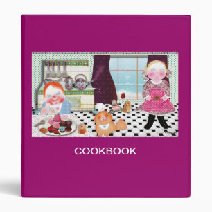 Beautiful cookbook " Cooking with friends" Binder