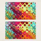 Beautiful cool abstract squares circles glass glow (Front & Back)