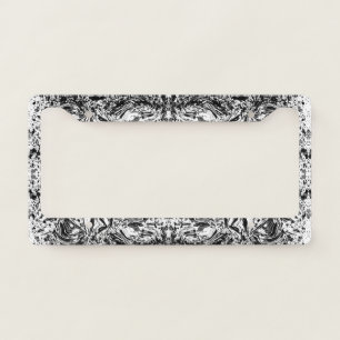 Beautiful Cool Amazing Black License Plate Frame