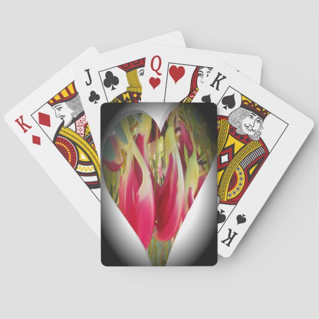 Beautiful cool Amazing Hakuna Matata Heart.png Poker Cards (Back)