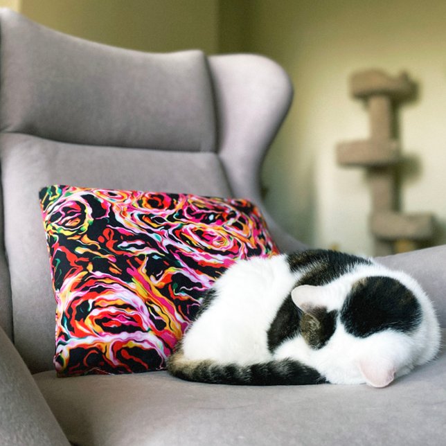 Beautiful Cool Colorful Funky  Accent Pillow (Creator Uploaded)