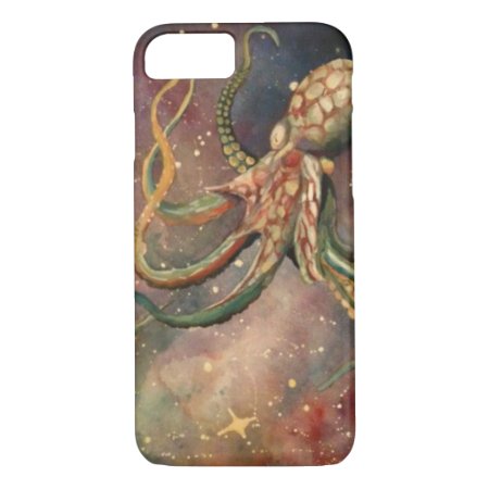 Beautiful Cool Colorful Octopus Iphone 7 Case
